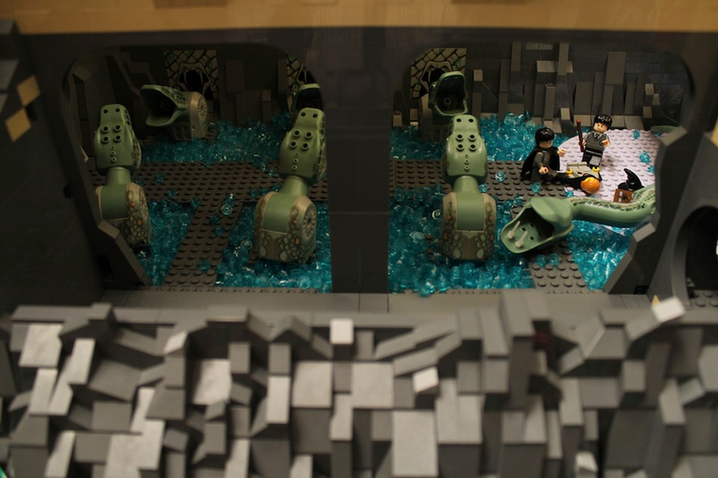 Illustration for article titled This LEGO Hogwarts includes everything from Snape's classroom to the Chamber of Secrets